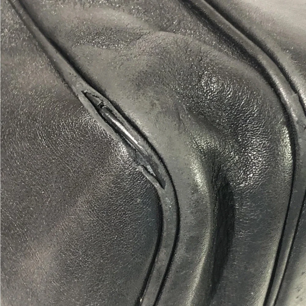 Coach Briefcase Black Leather H1S-5306 With Strap